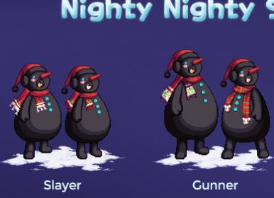 《DNF》酷黑雪人装扮预览