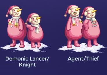 《DNF》萌粉雪人装扮属性