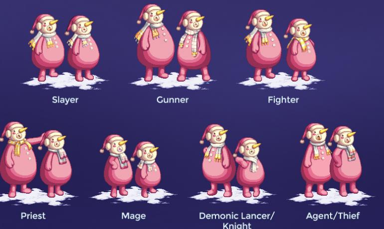 《DNF》萌粉雪人装扮属性