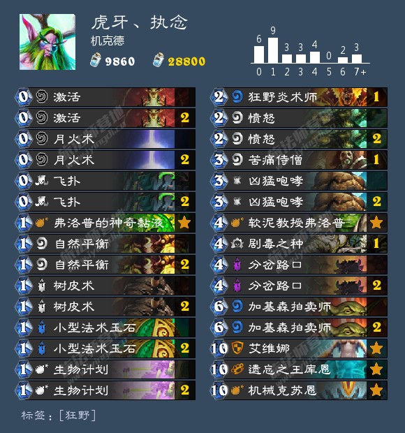 《炉石传说》狂野天梯卡组推荐