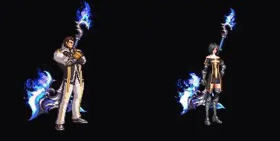 《DNF》圣职者苍龙舞空装扮外观预览