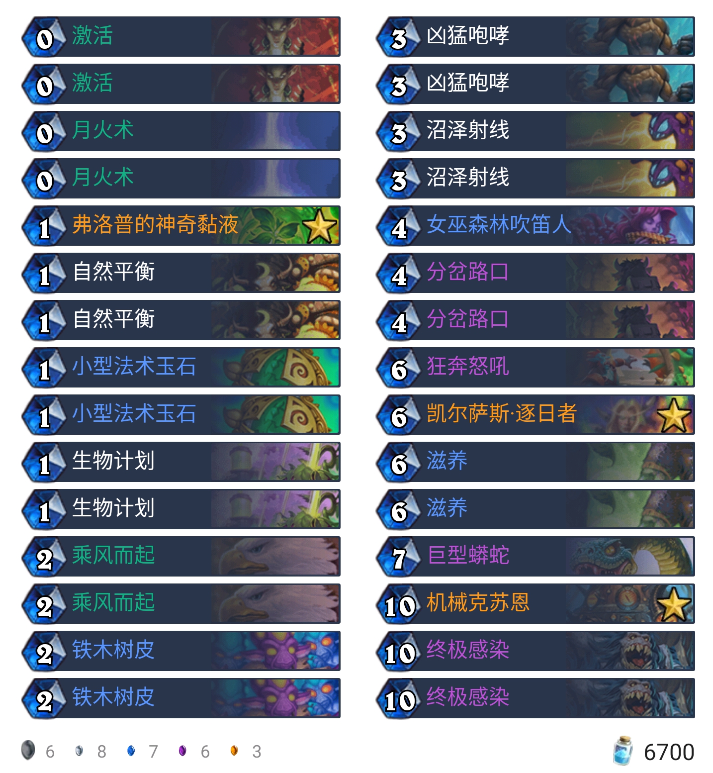 《炉石传说》凤凰年狂野强势卡组推荐