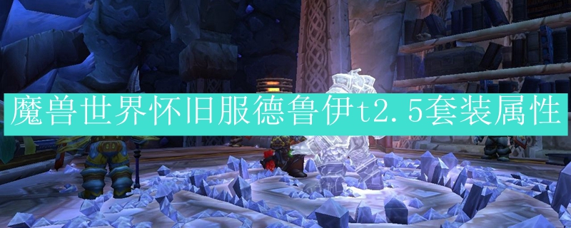 魔兽世界怀旧服德鲁伊t2.5套装属性