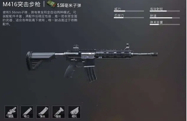 绝地求生最受欢迎的枪是哪些