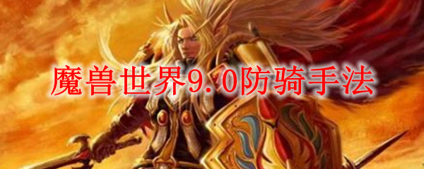 魔兽世界9.0防骑手法