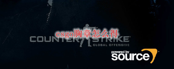 csgo胸章怎么得
