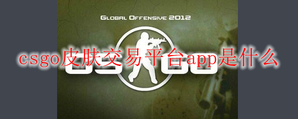 csgo皮肤交易平台app是什么