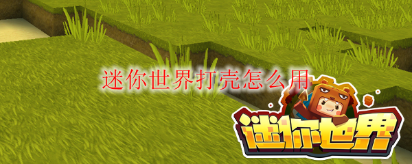 迷你世界打壳怎么用