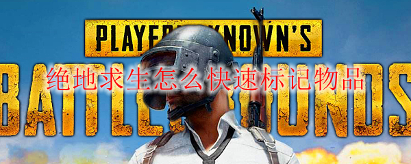 绝地求生怎么快速标记物品