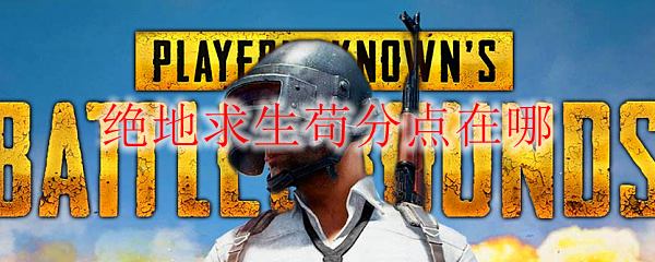 绝地求生苟分点在哪