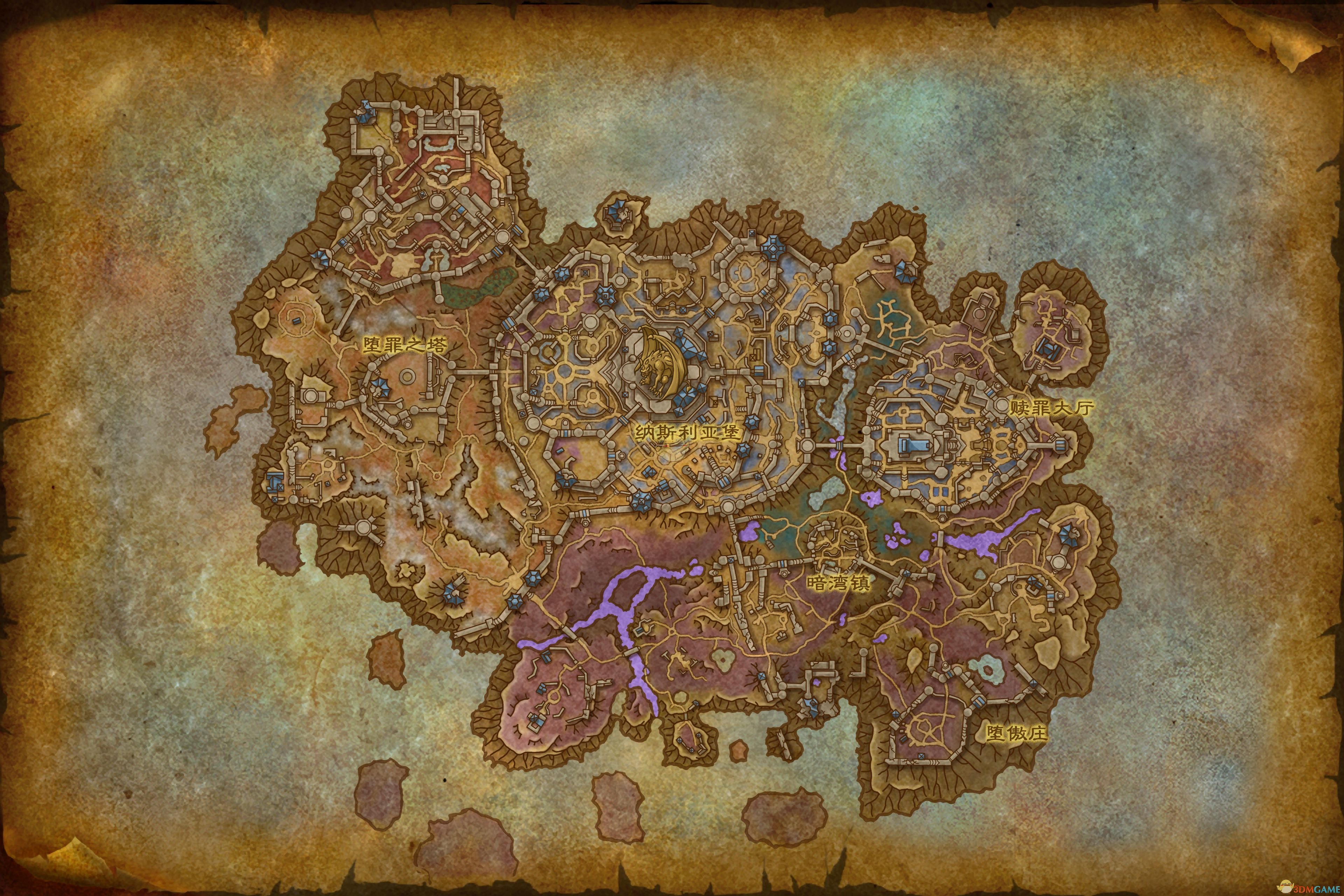 《魔兽世界》9.0暗影界地图