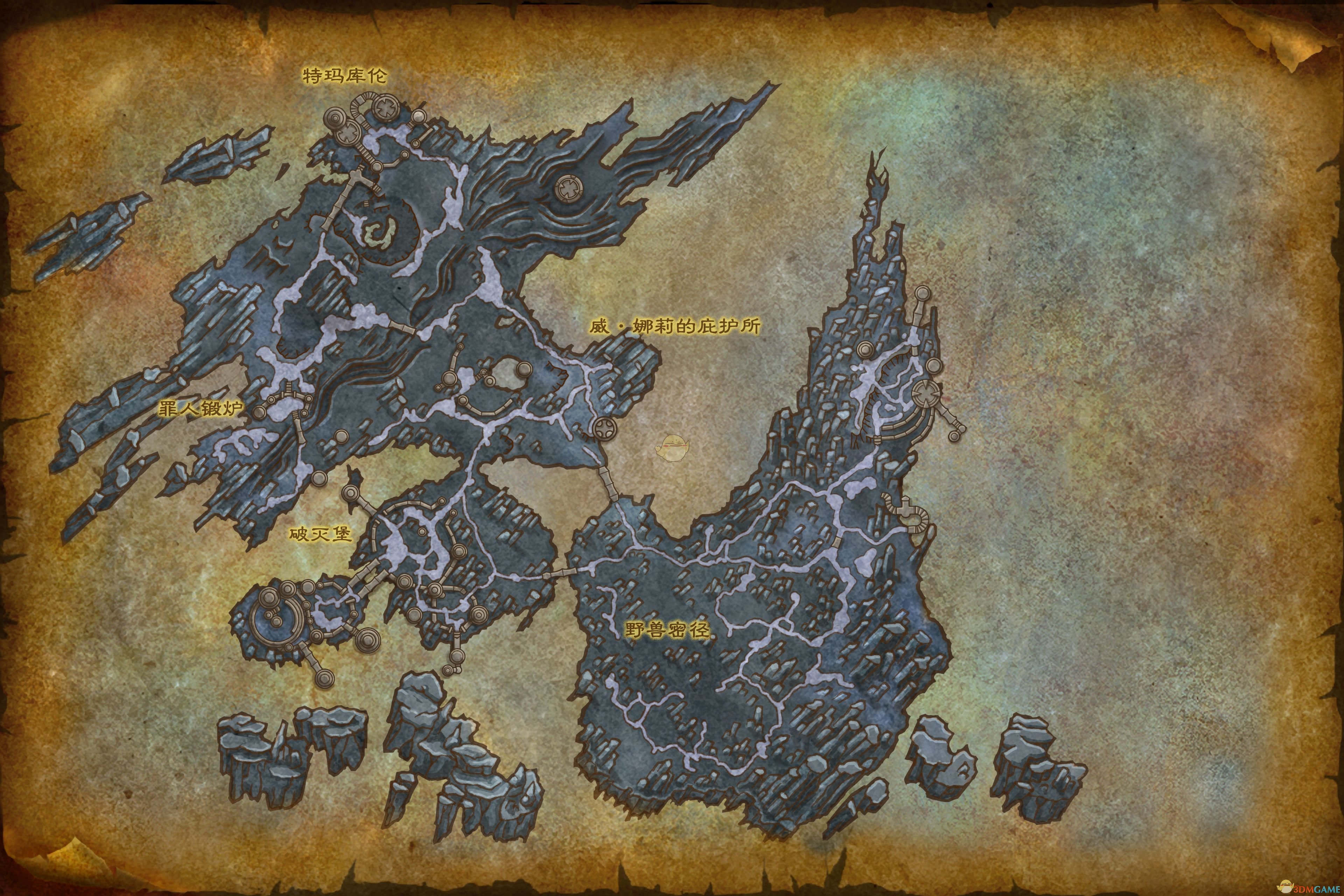 《魔兽世界》9.0暗影界地图