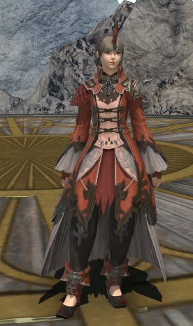 《ff14》5.25召唤师80级校服染色外观