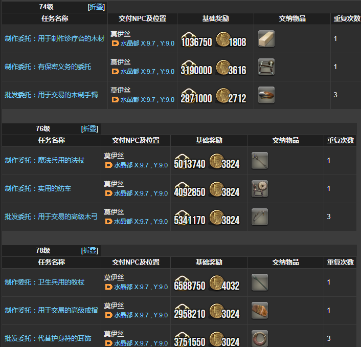 ff14刻木匠理符任务