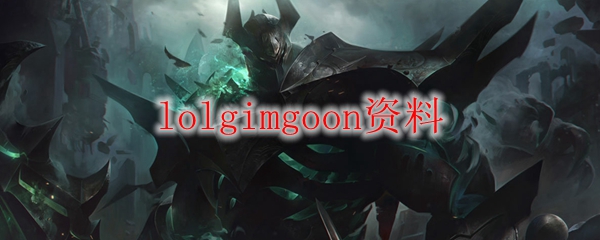 lolgimgoon资料
