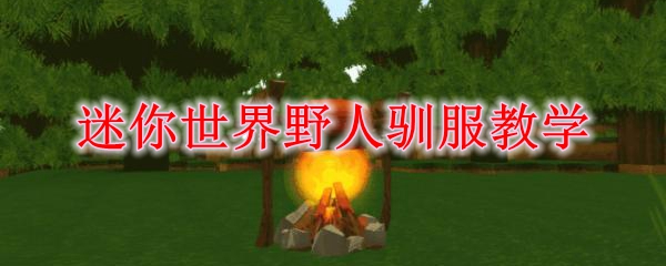 迷你世界野人攻略