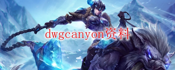 dwgcanyon资料
