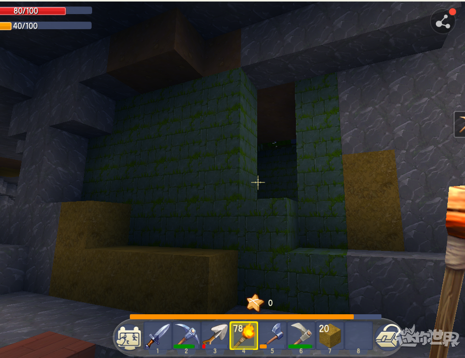 迷你世界地心门怎么做