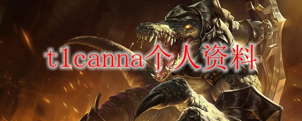 t1canna个人资料