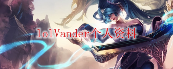lolVander个人资料