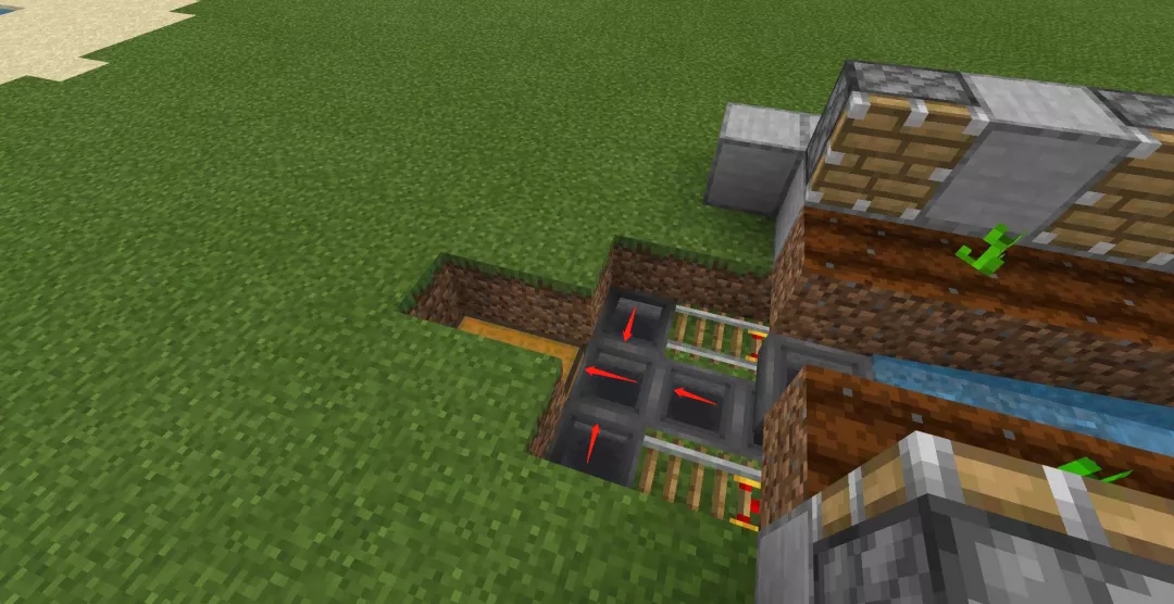 我的世界自动采瓜机怎么做