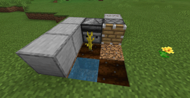 我的世界自动采瓜机怎么做