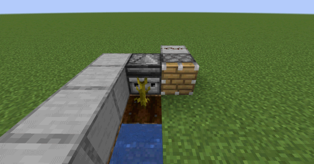 我的世界自动采瓜机怎么做