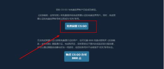 csgo荣耀认证怎么弄