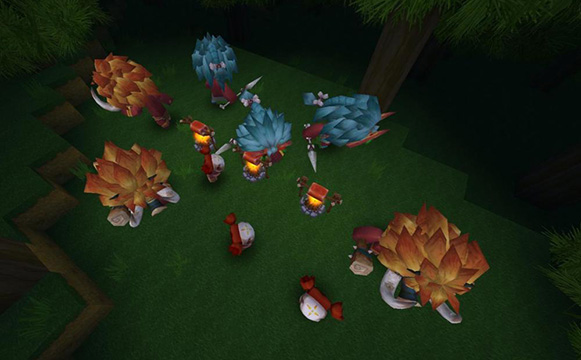 迷你世界野人伙伴怎么跟随