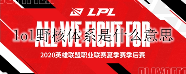 lol野核体系是什么意思