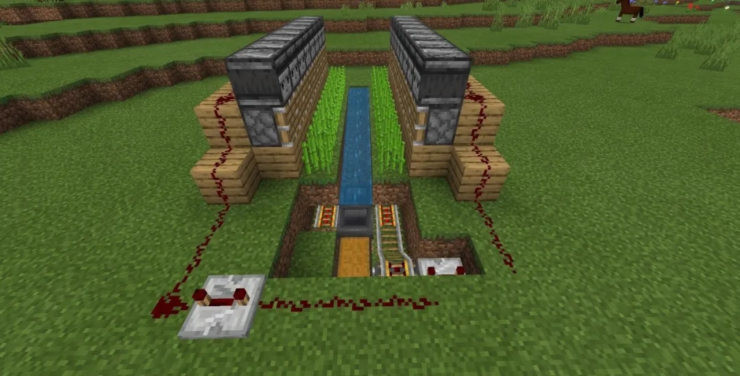 我的世界自动甘蔗机怎么做