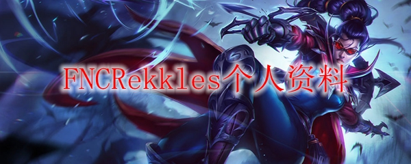 FNCRekkles个人资料