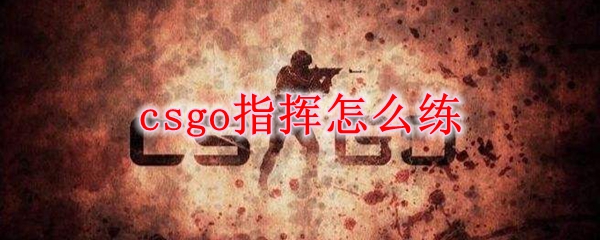 csgo指挥怎么练
