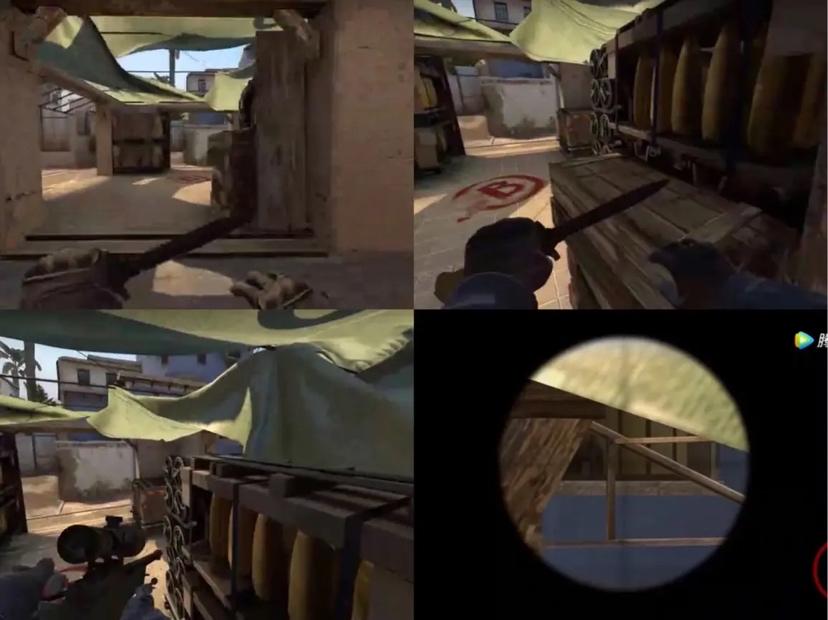 csgo荒漠迷城新手点位分享