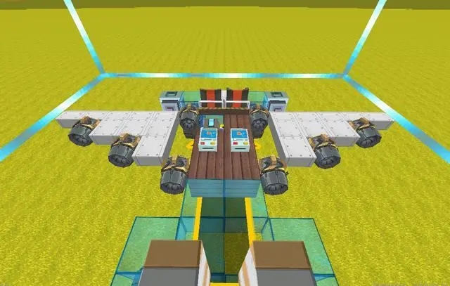 迷你世界折叠飞机怎么做