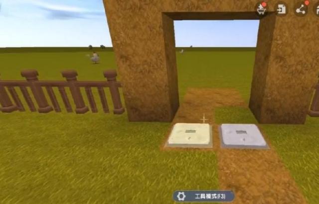 迷你世界自动感应门怎么做