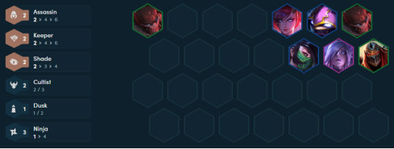 云顶之弈枭雄夜影刺阵容搭配