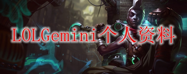 LOLGemini个人资料