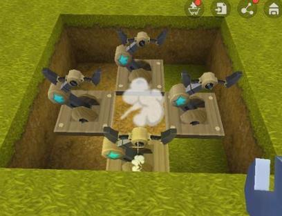 迷你世界黑科技捕鸡陷阱怎么做