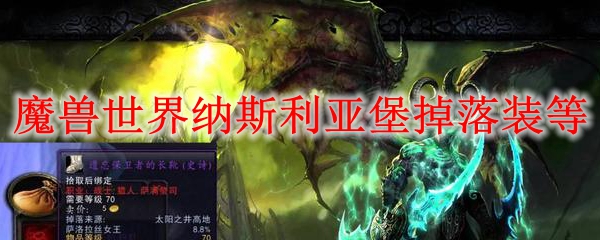 魔兽世界纳斯利亚堡掉落装等