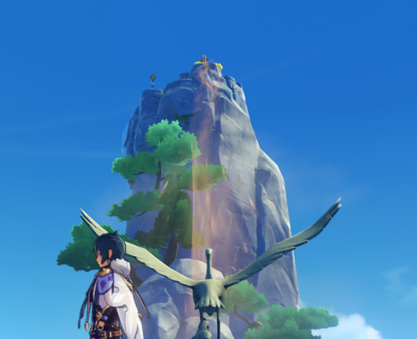 原神庆云顶峰怎么上去