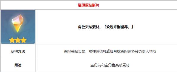 原神璀璨原钻断片怎么获取