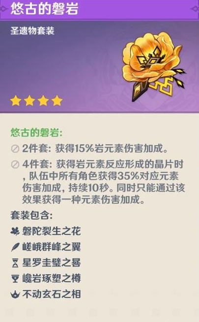 《原神》前期圣遗物推荐