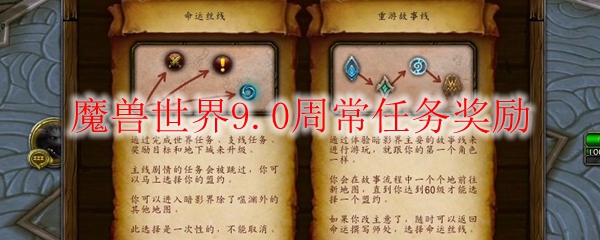 魔兽世界9.0周常任务奖励