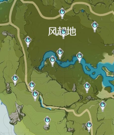 《原神》风神瞳位置高清图
