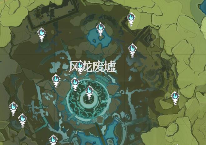 《原神》风神瞳位置高清图