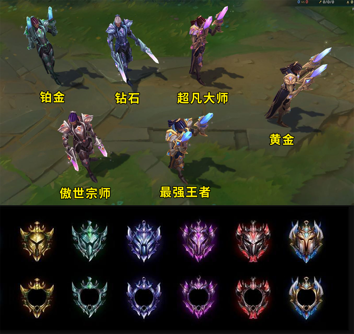 《LOL》s11赛季段位皮肤兑换奖励