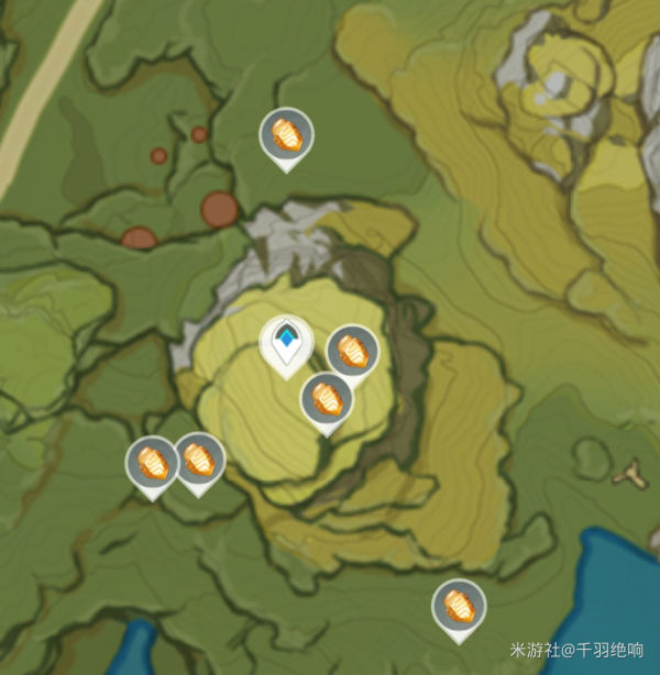 《原神》石珀采集路线