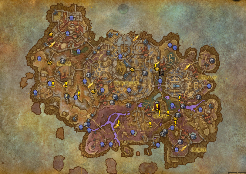 《魔兽世界》雷文德斯稀有精英位置大全