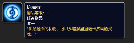  《魔兽世界》护魂者有什么用